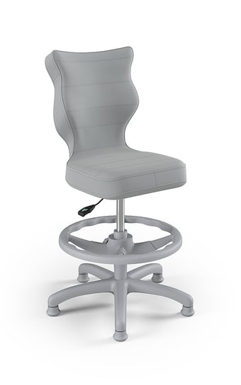 Krzesło do biurka z podnóżkiem, Entelo, Petit Velvet 3, rozmiar 3, (wzrost 119-142 cm) ENTELO