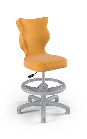 Krzesło do biurka z podnóżkiem, Entelo, Petit Velvet 35, rozmiar 3, (wzrost 119-142 cm) ENTELO