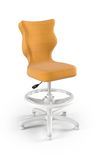 Krzesło do biurka z podnóżkiem, Entelo, Petit Velvet 35, rozmiar 4, (wzrost 133-159 cm) ENTELO