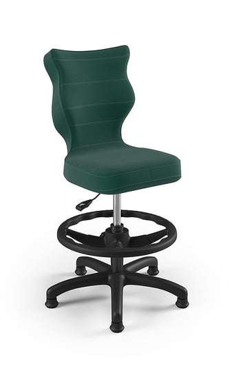 Krzesło do biurka z podnóżkiem, Entelo, Petit Velvet 5, rozmiar 3, (wzrost 119-142 cm) ENTELO