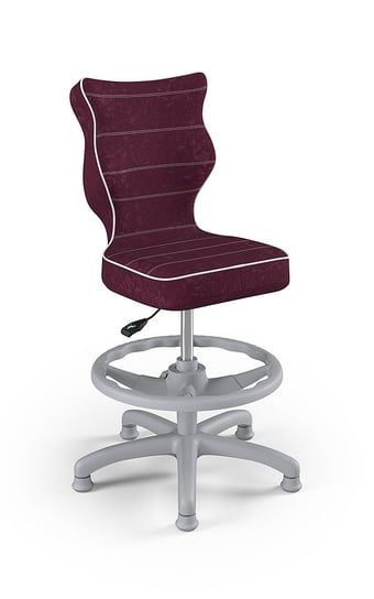 Krzesło do biurka z podnóżkiem, Entelo, Petit Visto 7, rozmiar 3, (wzrost 119-142 cm) ENTELO