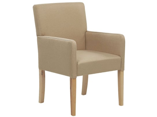 Krzesło do jadalni BELIANI Rockefeller, beżowe, 89x58x60 cm Beliani