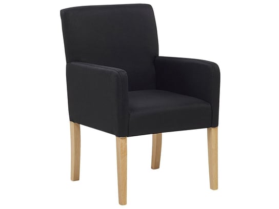 Krzesło do jadalni BELIANI Rockefeller, czarno-brązowe, 89x58x60 cm Beliani