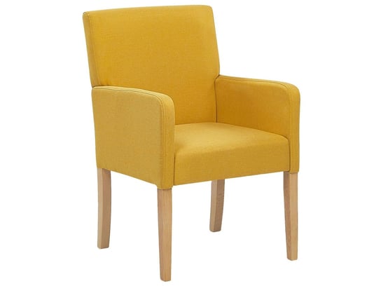 Krzesło do jadalni BELIANI Rockefeller, żółto-brązowy, 89x58x60 cm Beliani
