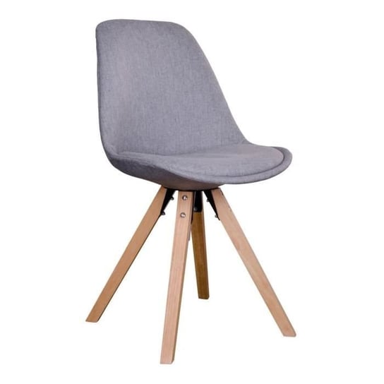 Krzesło do jadalni - House Nordic - Bergen - Skóra - Lite drewno - Styl skandynawski Inna marka