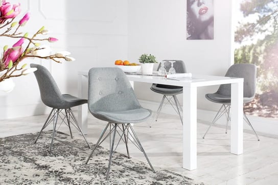 Krzesło do jadalni Igloo tapicerowane gray 86cm (Z36092) Invicta Interior