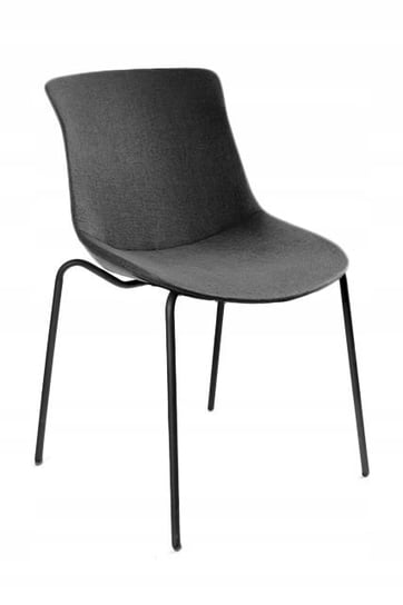 Krzesło do jadalni, salonu, easy ar, ciemne szare Unique