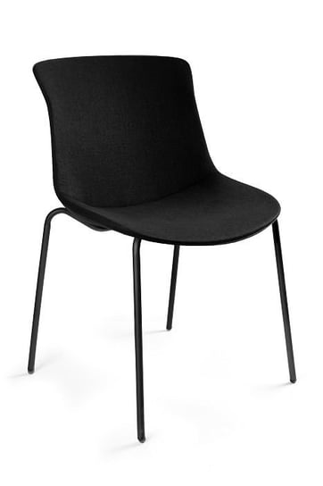 Krzesło do jadalni, salonu, easy ar, czarne Unique