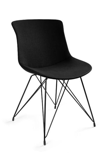 Krzesło do jadalni, salonu, easy br, czarny Unique