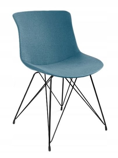 Krzesło do jadalni, salonu, easy br, jasny niebieski Unique