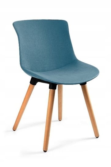 Krzesło do jadalni, salonu, easy mr, kolor jasny niebieski Unique