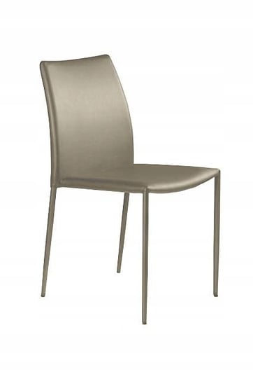 Krzesło do jadalni, salonu, klasyczne, ekoskóra, design, perłowy Unique
