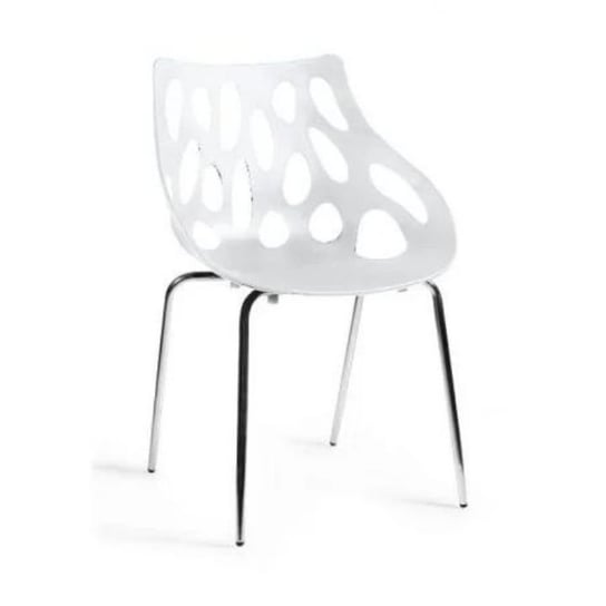 Krzesło do jadalni, salonu, nowoczesne, area, biały Unique