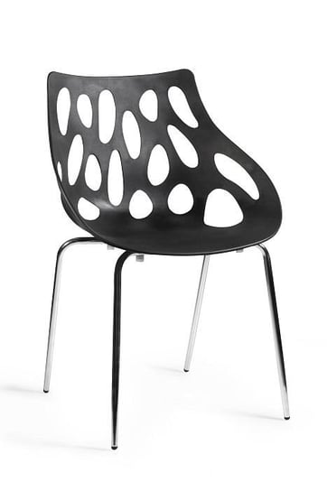 Krzesło do jadalni, salonu, nowoczesne, area, czarny Unique