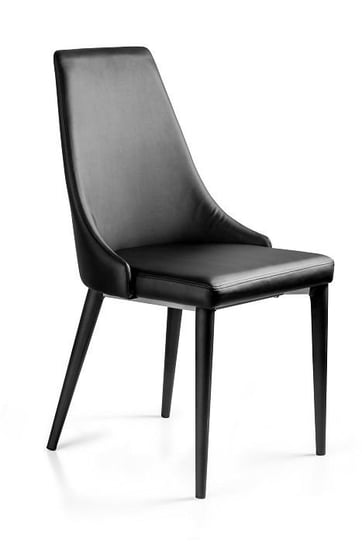 Krzesło do jadalni, salonu, setina, kolor czarny Unique