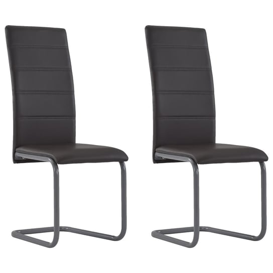 Krzesło do jadalni vidaXL, brązowe, 41x52,5x102,5 cm, 2 szt. vidaXL