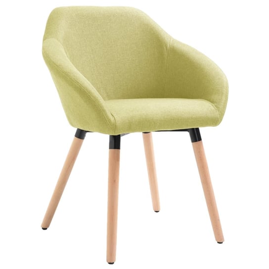 Krzesło do jadalni vidaXL, zielone, 83,5x54x62 cm vidaXL