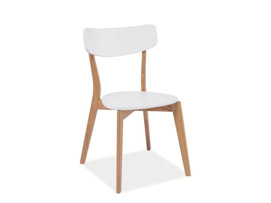 Krzesło Do Kuchni Mosso Białe Skandynawskie Wygodne Signal