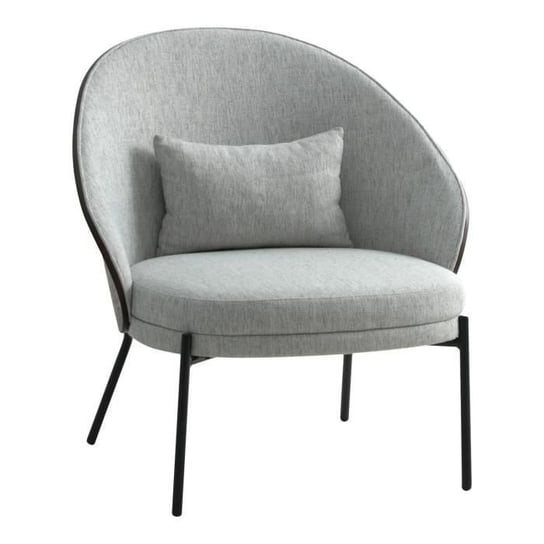 Krzesło do salonu - Canelas - Jasnoszary i ciemnobrązowy - Czarne nogi - Dla dorosłych - Do użytku na zewnątrz Inna marka