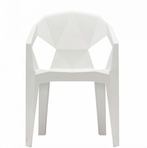 Krzesło do salonu, kuchni, muze, białe Unique