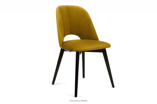 Krzesło do salonu żółte BOVIO Konsimo Konsimo