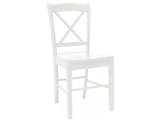 Krzesło Drewniane Do Kuchni Cd-56 Białe Signal