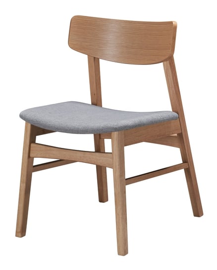 Krzesło Drewniane Paraves Dąb Naturalny/Szare Selsey