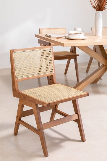 Krzesło drewniane z plecionką wiedeńską Kiemer MIA home