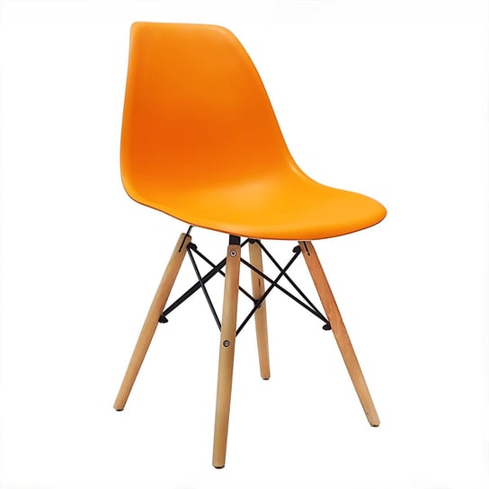 Krzesło DSW Milano pomarańczowe BMDesign