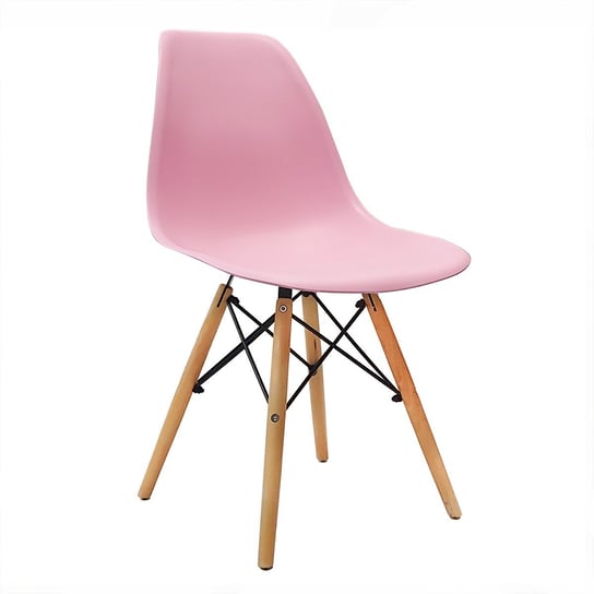 Krzesło DSW Milano różowe BMDesign