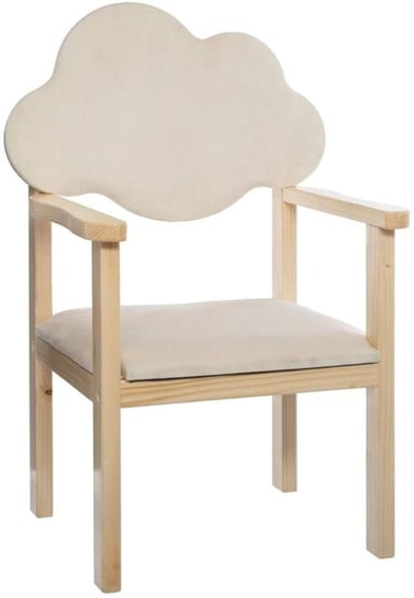 Krzesło dziecięce ATMOSPHERA FOR KIDS chmurka, białe, 40x33x62 cm Atmosphera for kids
