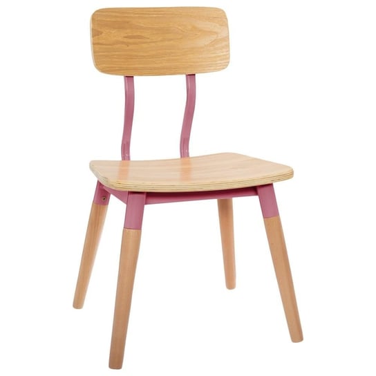 Krzesło dziecięce ATMOSPHERA FOR KIDS Vintage, różowe, 32x30x53 cm Atmosphera for kids