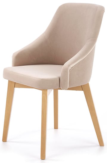 Krzesło ELIOR Altex 2X, beżowe, 56x57x86 cm Elior