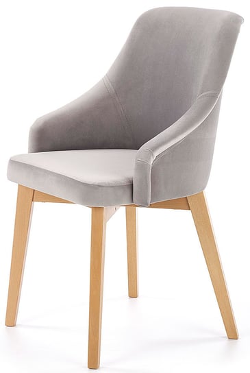 Krzesło ELIOR Altex 2X, szare, 56x57x86 cm Elior