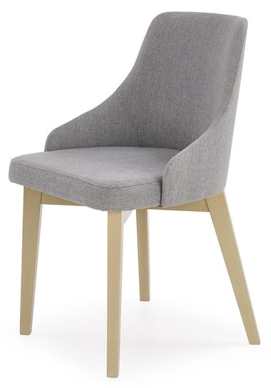 Krzesło ELIOR Altex, popielate, 55x51x82 cm Elior