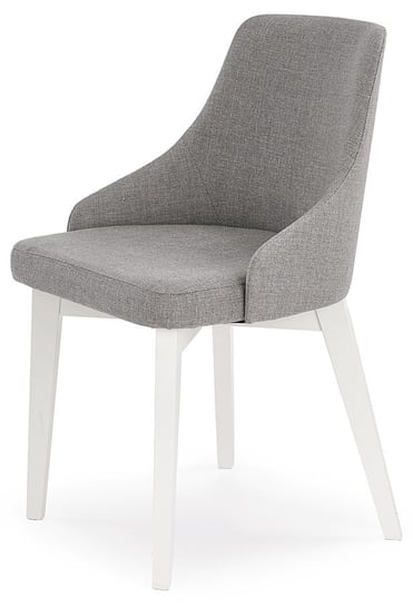Krzesło ELIOR Altex, szaro-białe, 55x51x82 cm Elior