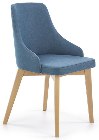 Krzesło ELIOR Altex, turkusowe, 55x51x82 cm Elior