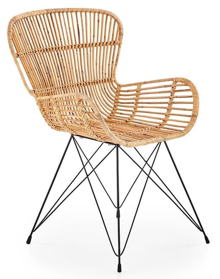 Krzesło ELIOR Anker, jasnobrązowe, 63x61x90 cm Elior