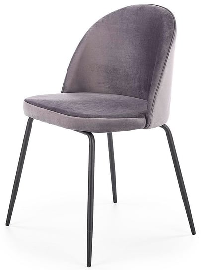 Krzesło ELIOR Anvar, popielate, 49x50x80 cm Elior