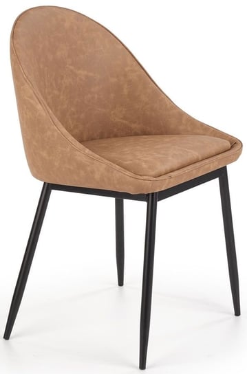 Krzesło ELIOR Bono, jasnobrązowe, 48x49x84 cm Elior