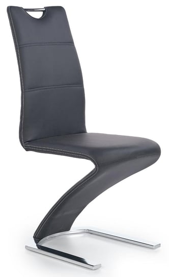 Krzesło ELIOR Diskin, czarne, 63x45x101 cm Elior