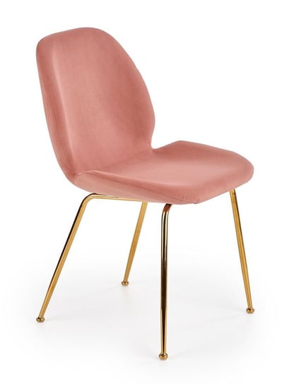 Krzesło ELIOR Divine, różowe, 48x58x88 cm Elior