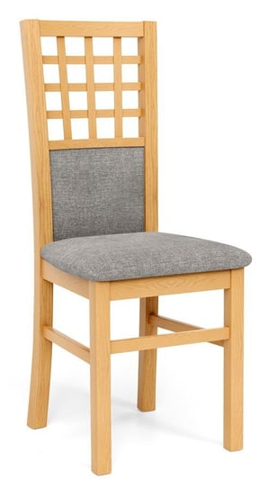 Krzesło ELIOR Eddie, brązowo-szare, 44x55x96 cm Elior