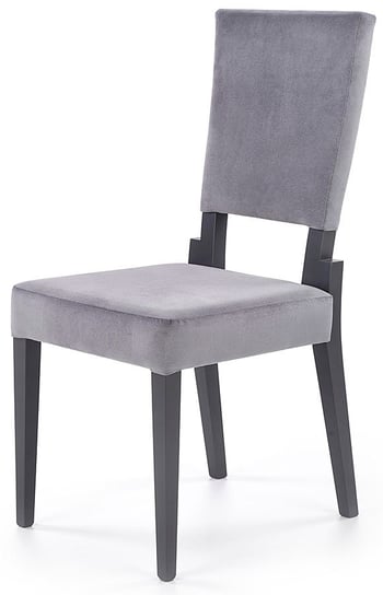 Krzesło ELIOR Elton, szare, 57x44x95 cm Elior