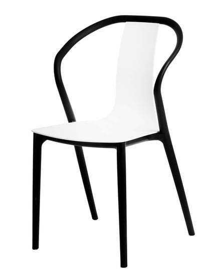 Krzesło ELIOR Emeli, białe, 56x52x88,5 cm Elior
