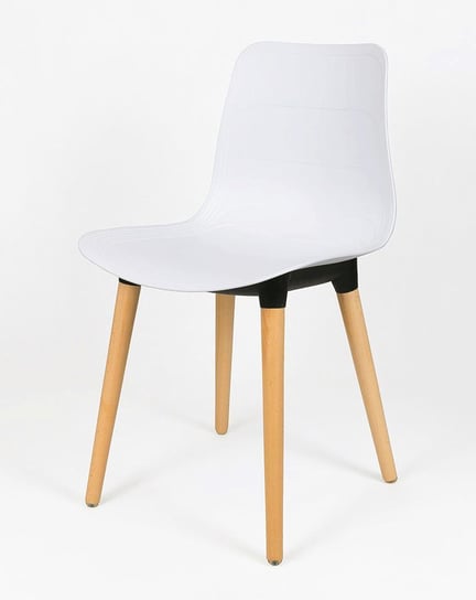 Krzesło ELIOR Eskim, białe, 42x44x80 cm, 4 szt. Elior