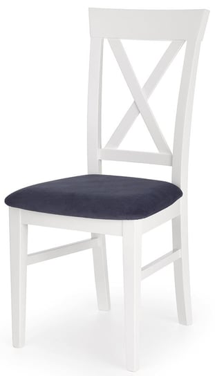 Krzesło ELIOR Fiton, białe, 47x46x92 cm Elior