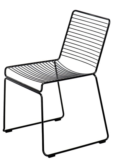 Krzesło ELIOR Hagos, czarne, 57x53x78 cm Elior