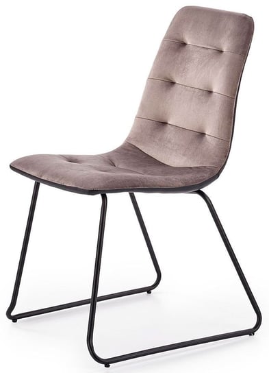 Krzesło ELIOR Hider, popielate, 55x45x84 cm Elior