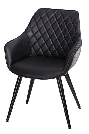 Krzesło ELIOR Horus, czarne, 50x59x82 cm Elior